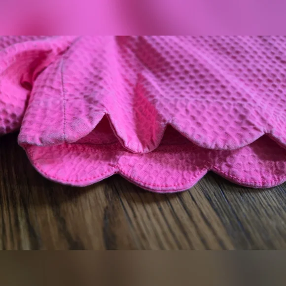 Lilly Pulitzer Pink Scalloped Women Shorts Size 6 - Picture 6 of 7